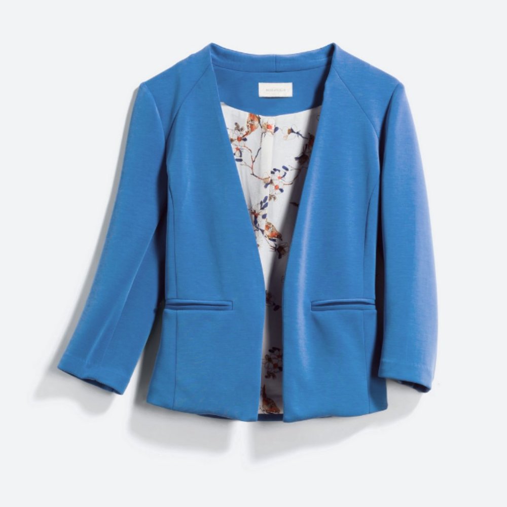 Stitch Fix Blue Scuba Blazer Medium